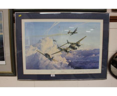 A Robert Taylor, pencil signed limited edition print "Hostile Sky"
