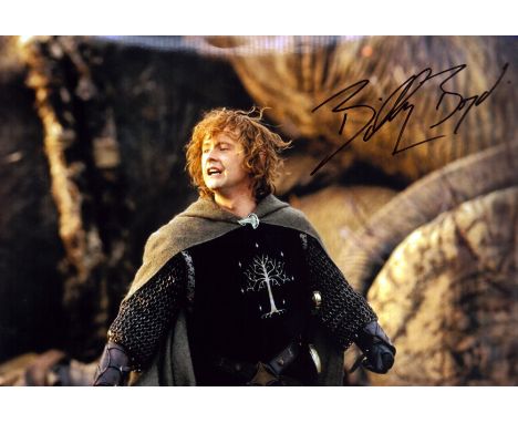 Billy Boyd signed Lord of the Rings 12x8 inch colour photo. Good condition. All autographs come with a Certificate of Authent