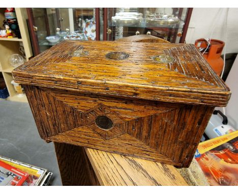 WWII Matchstick Trench Art Box 