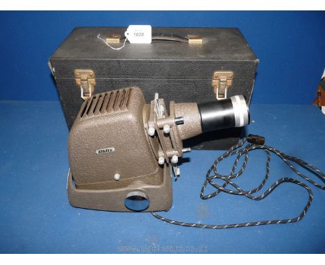 A large Aldis Anastigmatic Projector in case.