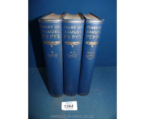 The Diary of Samuel Pepys ed. Wheatley in three volumes (1953).