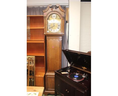 Maple &amp; Co of London Oak cased Longcase clock 