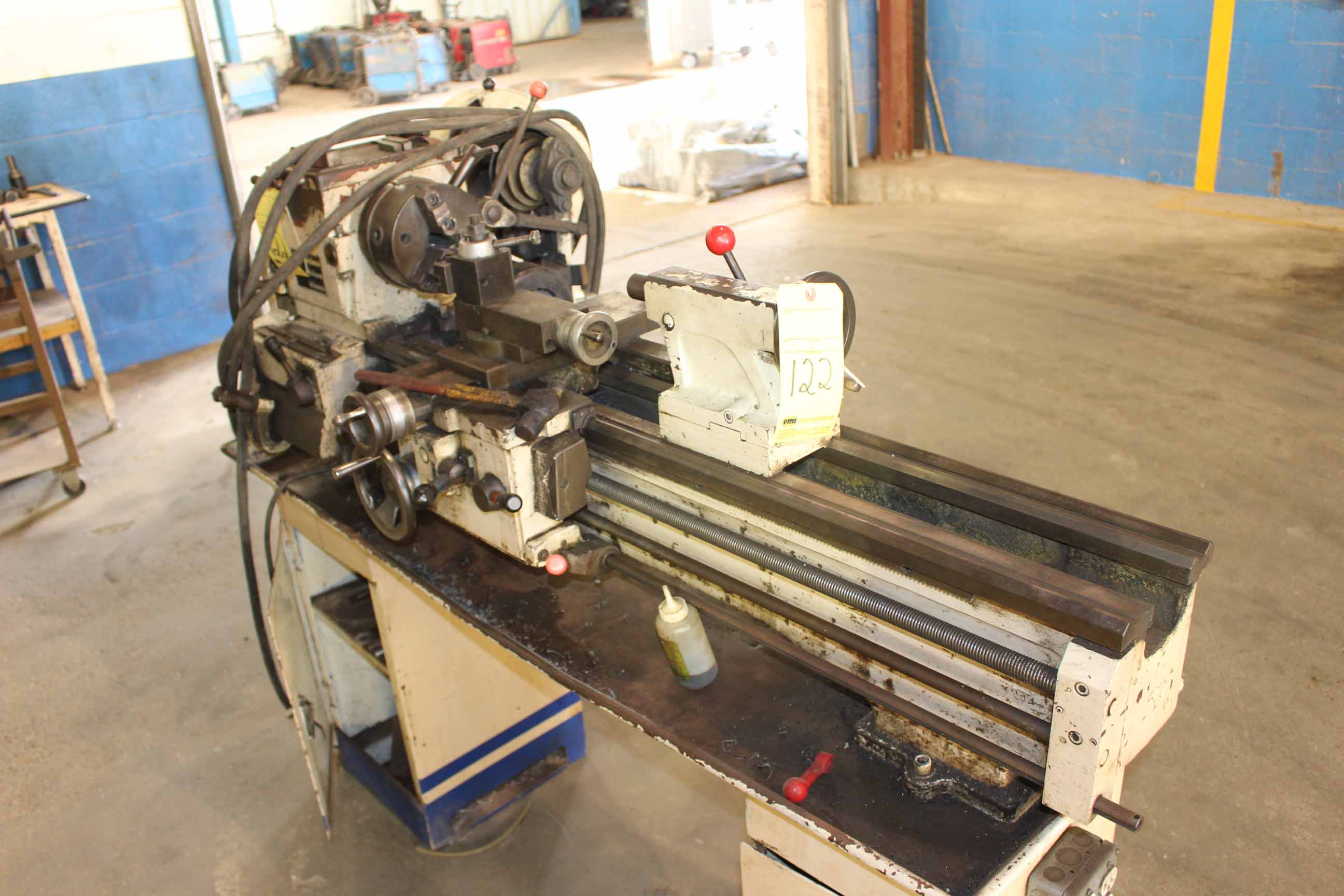 ENGINE LATHE, MILLPORT 12" X 36" MDL. 1236, thdng., base, S/N 2383