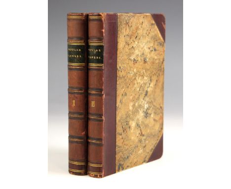 POPULAR FLOWERS: THEIR CULTIVATION, PROPOGATION, AND GENERAL TREATMENT, IN ALL SEASONS, second edition, 2 vols, 3/4 burgundy 