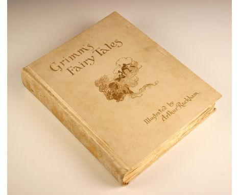 GRIMM'S FAIRY TALES, illustrated by Arthur Rackham, limited edition, signed by Rackham and numbered 195 of 750, full vellum, 