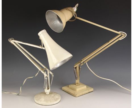 A Herbert Terry & Sons Ltd Anglepoise lamp, early 20th century, of typical form, upon stepped square base, stamped maker's ma