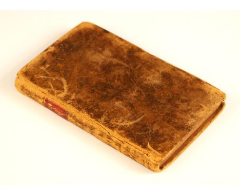 LORD CHESTERFIELD'S PRINCIPLES OF POLITENESS, AND THE POLITE PHILOSOPHER - COMPLETE IN ONE VOLUME, full leather, applied red 