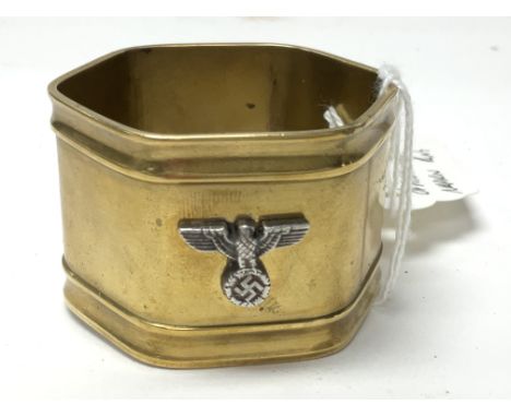 A WW2 Nazi German Army officers mess napkin ring.