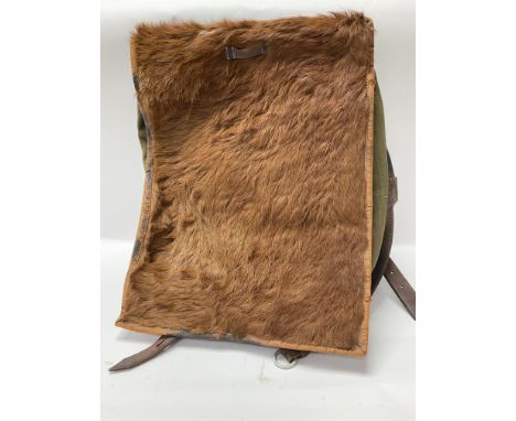 A WW2 German Army Pony Pack. The fur was also very popular with German mountain troops, who called it a tornister. The pack i