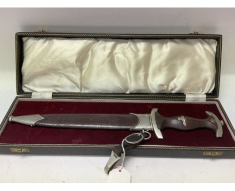 A rare early S.A dagger and hanger. Scarce maker Friedrich von der Kohlen. Gau marked No for Nordsee-Bremen Germany. This wou
