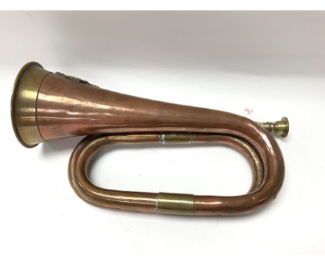 WW1 British guards machine gun corps bugle.
