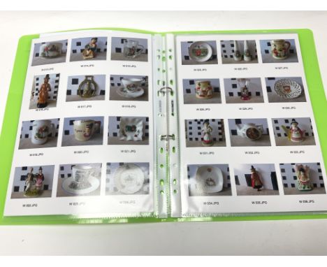 Four boxes containing a collection of 170 Welsh themed ceramic items