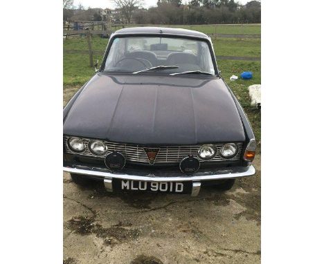 A Classic Motor car. A Rover 2000 Saloon Registration MLU 901D first registration 1966 the car with low genuine mileage 40,76