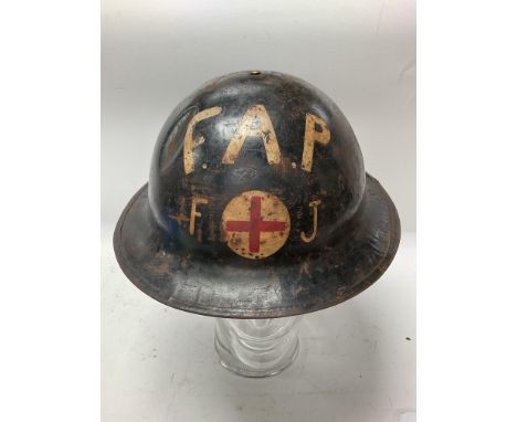 WW2 British home front first aid party helmet.