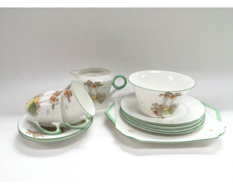 A Shelley tea for two set - NO RESERVE