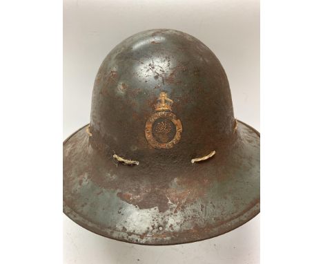 WW2 womens land army Zuckerman helmet.