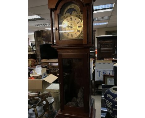 A reproduction long case clock - NO RESERVE