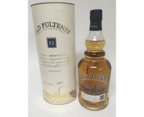 A Bottle of Old Pulteney 12 year old Single Malt Scotch Whisky 70cl