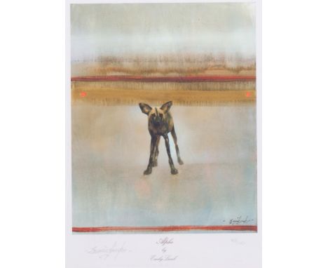 Emily Lamb (b. 1985), signed giclee print on paper, Alpha, signed in pencil and in the plate, 25cm x 20cm, Ed. 85/100, mounte