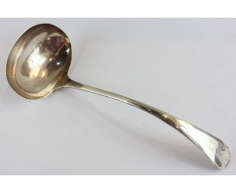 A George V silver Old English pattern soup ladle maker James Deakin and Sons Sheffield 1915 