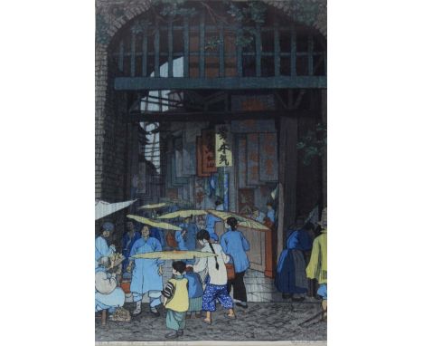 •ELIZABETH KEITH (1887-1956) OUTSIDE CHANG MAI, SOOCHOW; OLD CHINESE HOUSE, MALACCA; PEWTER SHOP, SOOCHOW; NIGHT SCENE, MALAY