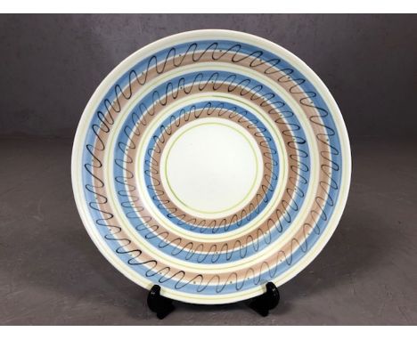 Poole Pottery Free form dish. Shape 920 and TNB. Approx Diameter - 33cm