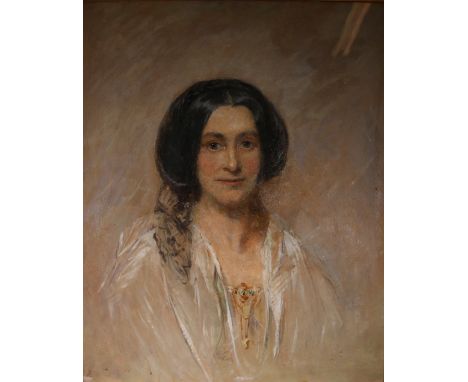 19TH CENTURY SCHOOL
Portrait of a female
Oil on canvas, 55cm x 67cm