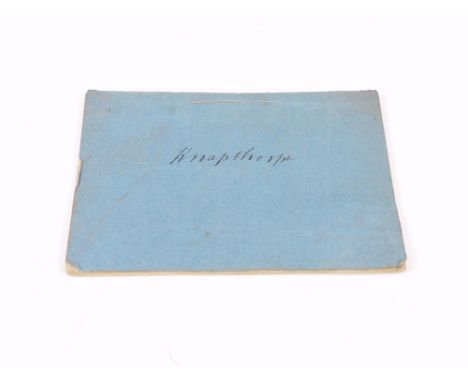 Roads.- Newark.- AN ABSTRACT OF THE ACT OF PARLIAMENT AS RELATE TO...TURNPIKE ROADS containing sealed appointment to Surveyor