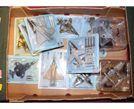 A collection of Italeri Fabbri 1/100 scale mail order release aircraft