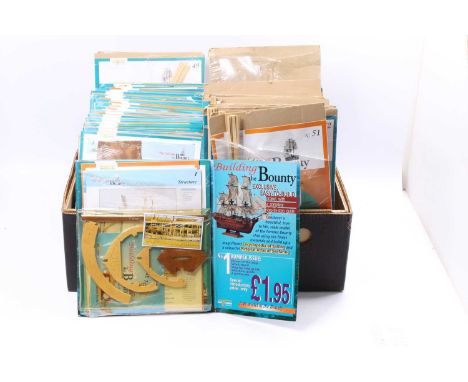 A Del Prado 1:46 scale Build the Bounty model ship, made up of 100 individual parts, with instructions