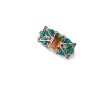 MURRLE BENNETT &amp; CO., LONDON BROOCH, CIRCA 1910 silver and enamel, stamped MBCo/ SILVERDimensions:4cm across