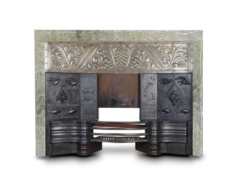 GEORGE WASHINGTON JACK (1855-1931) (DESIGNER), LONGDEN &amp; CO., SHEFFIELD (MAKER) ARTS &amp; CRAFTS FIREPLACE, CIRCA 1893 c