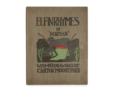 CHARLES RENNIE MACKINTOSH AND MARGARET MACDONALD INTEREST A BOOK OF ELFIN RHYMES BY NORMAN (PSEUD.) with 40 drawings in colou