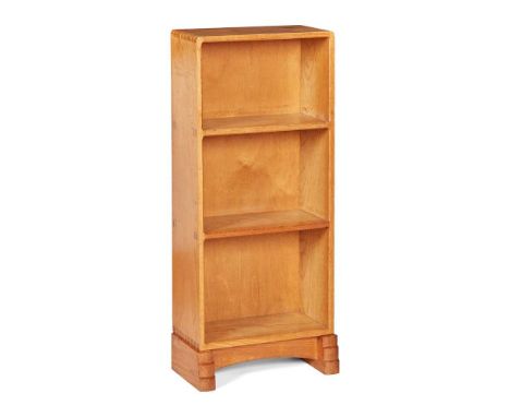 STANLEY WEBB DAVIES (1894–1978) ARTS &amp; CRAFTS BOOKCASE oak bookcaseDimensions:38cm wide, 88.5cm high, 17cm deepNote: Note