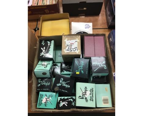 A quantity of Pendelfin and a Ringtons tea caddy