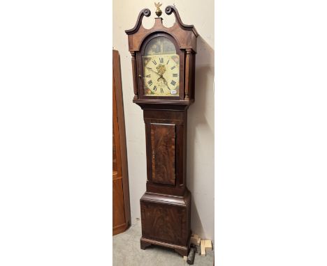 A Victorian 30 hour longcase grandfather clock by George Stephenson War Minster