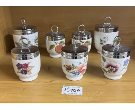 A quantity of Royal Worcester egg coddlers