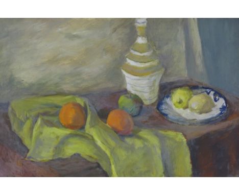 STILL LIFE oil on board, unsigned, framed, 60 x 40cm