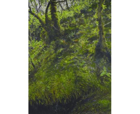 BRUCE PEARSON (BRITISH, B. 1950), ANCIENT WOODLANDS, mixed media, signed and  framed under glass, 54 x 74cm