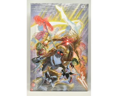 ALEX ROSS FOR MARVEL COMICS (AMERICAN CONTEMPORARY) 'GUARDIANS OF THE GALAXY', a signed limited edition print on canvas, depi