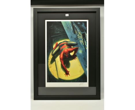 ALEX ROSS FOR MARVEL COMICS (AMERICAN CONTEMPORARY) 'THE SPECTACULAR SPIDERMAN', a signed limited edition print on paper, dep