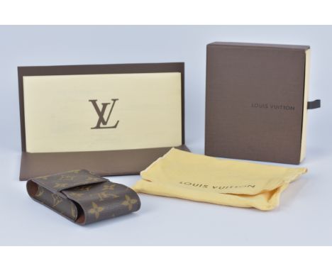 Louis Vuitton Paris France Cigarette Case&nbsp;boxed&nbsp;with dust bag and original purchase receipt.