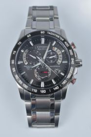 Citizen Eco Drive Perpetual Callender Sapphire WR200 Raido Controlled 