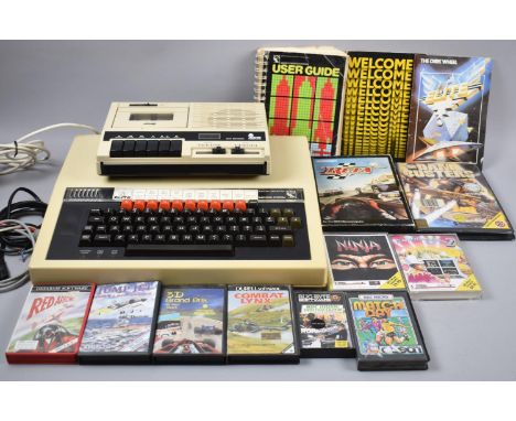 A Vintage BBC Acorn Computer System to Include Data Recorder, Games, Instructions etc 
