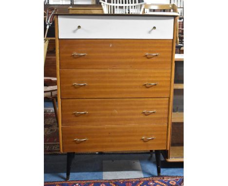 A Vintage Five Drawer Bedroom Chest, 77cm wide 