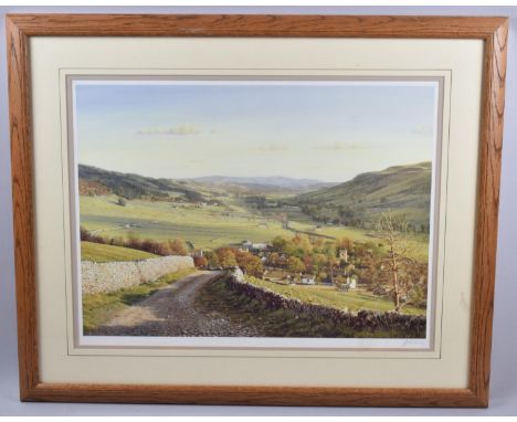 A Framed Landscape Print After K Melling , 49x36cm, Signed in Pencil to Border 