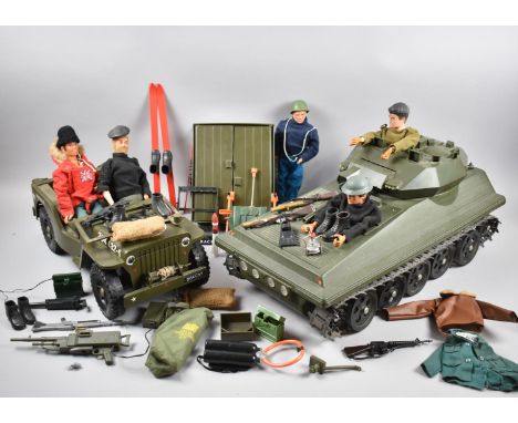 A Collection of Vintage Action Man Figures, Vehicles and Accessories 