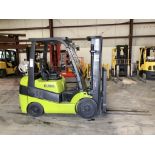2014 Clark 5,000-LB. Capacity Forklift, Model C25C, S/N , LPG, Solid Tires, Lever Shift Transmission