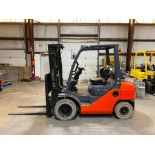 2017 Toyota 5,000 LB. Capacity Forklift, Model 8FGU25, S/N 80077, Dual Fuel - Gasoline or LP, Solid