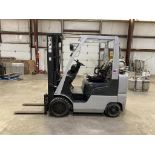 Nissan Top Shelf 5,000-Lb. Capacity Forklift, Model FCG25L-A1, Chassis No. CP1F2-9W6307, LPG, Treade